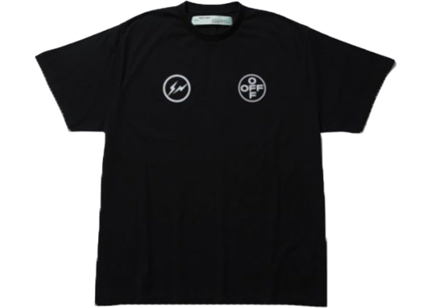 OFF-WHITE x Fragment Design Cereal T-Shirt Black Deliveryman 