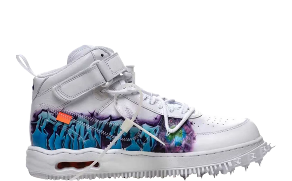 Off-White x Nike Air Force 1 Mid Graffiti