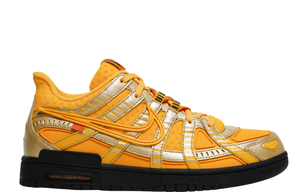 Off-White x Nike Air Rubber Dunk University Gold