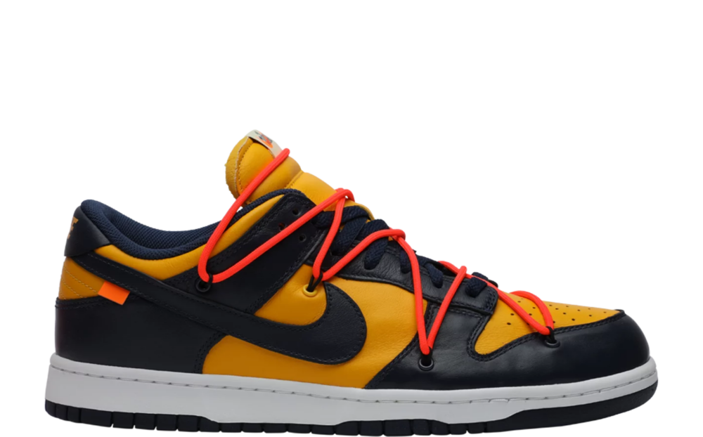 Off-White x Nike Dunk Low University Gold
