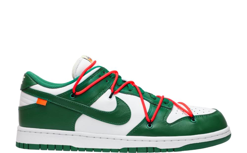 Off-White x Nike Dunk Low Pine Green