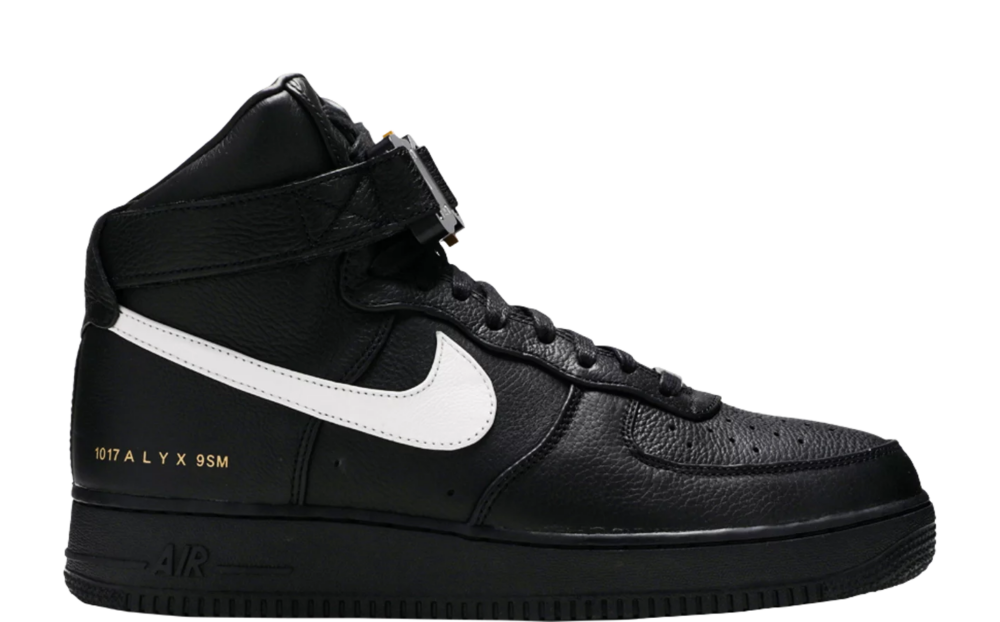 1017 ALYX 9SM x Nike Air Force 1 High Black White