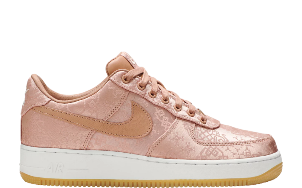 CLOT x Nike Air Force 1 Low Premium Rose Gold Silk