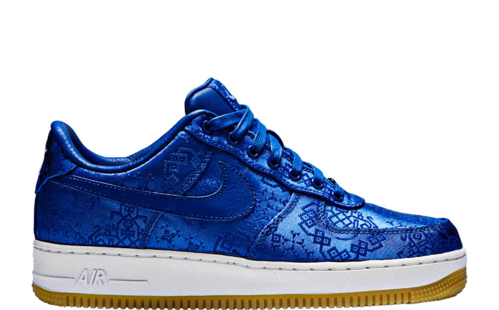 CLOT x Nike Air Force 1 PRM Royal Silk