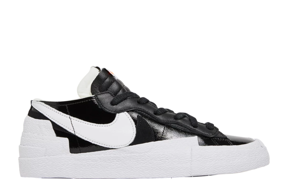 sacai x Nike Blazer Low Black Patent