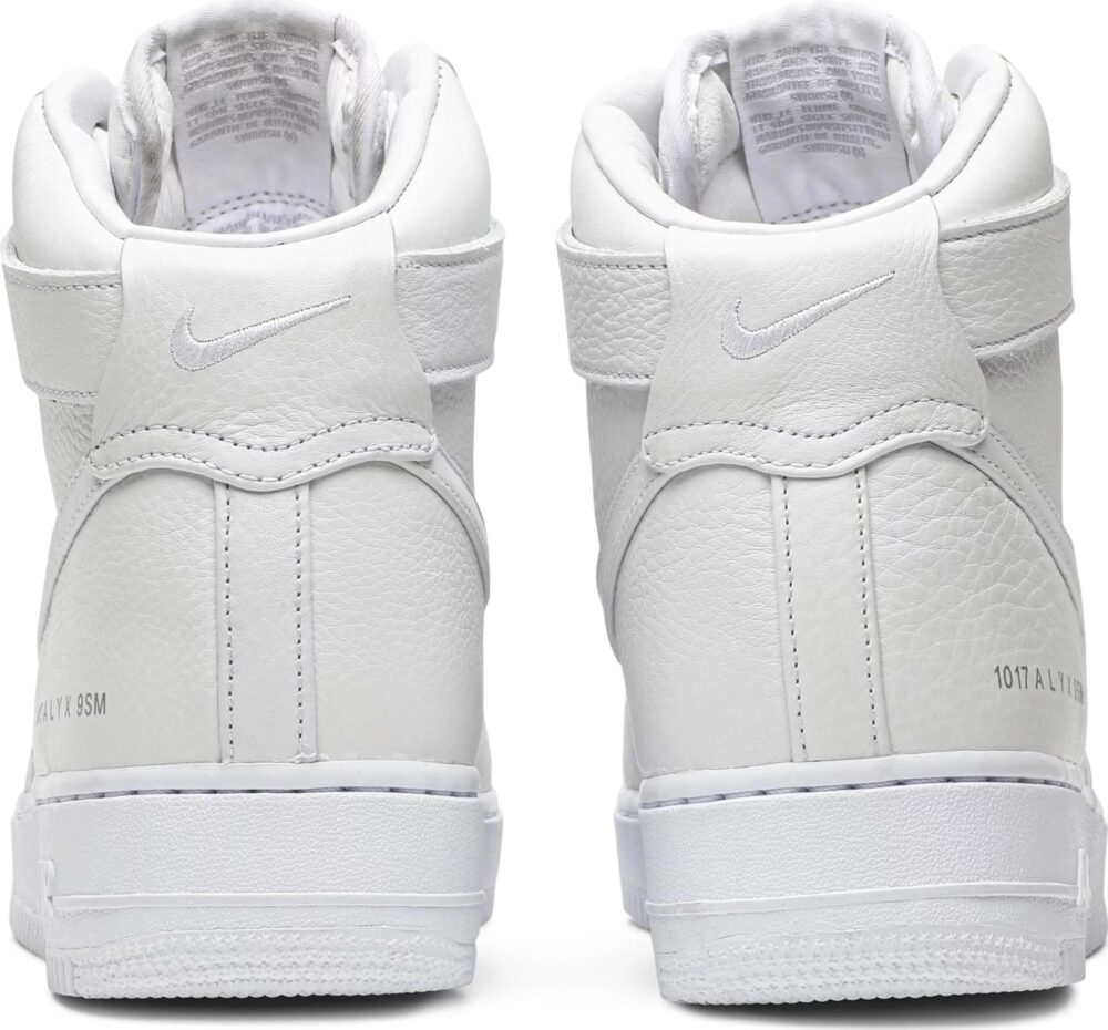 1017 ALYX 9SM x Nike Air Force 1 High Triple White