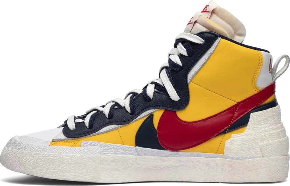 sacai x Nike Blazer Mid Maize Navy