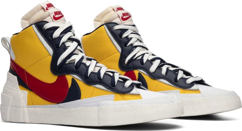 sacai x Nike Blazer Mid Maize Navy