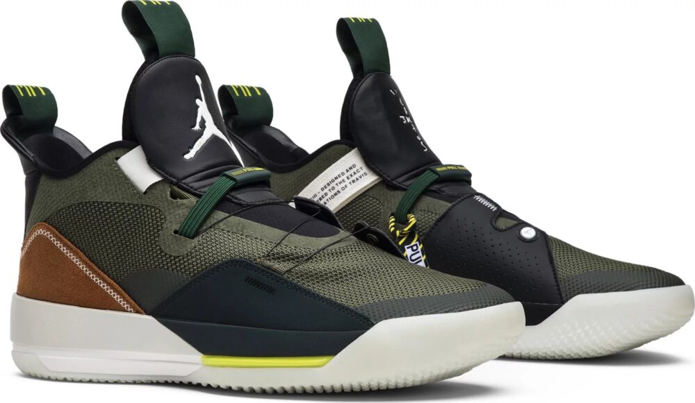 Travis Scott x Air Jordan 33 NRG Army Olive