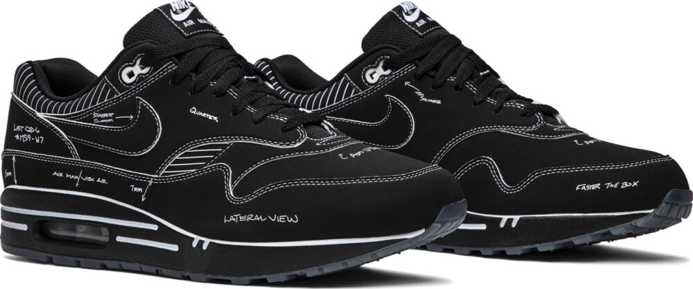 Nike Air Max 1 Sketch To Shelf - Black