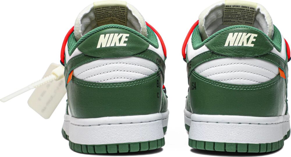 Off-White x Nike Dunk Low Pine Green