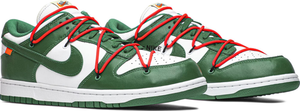 Off-White x Nike Dunk Low Pine Green