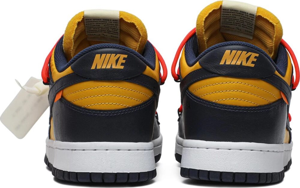 Off-White x Nike Dunk Low University Gold
