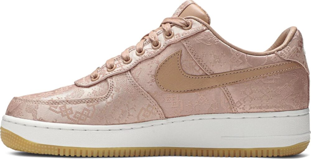CLOT x Nike Air Force 1 Low Premium Rose Gold Silk