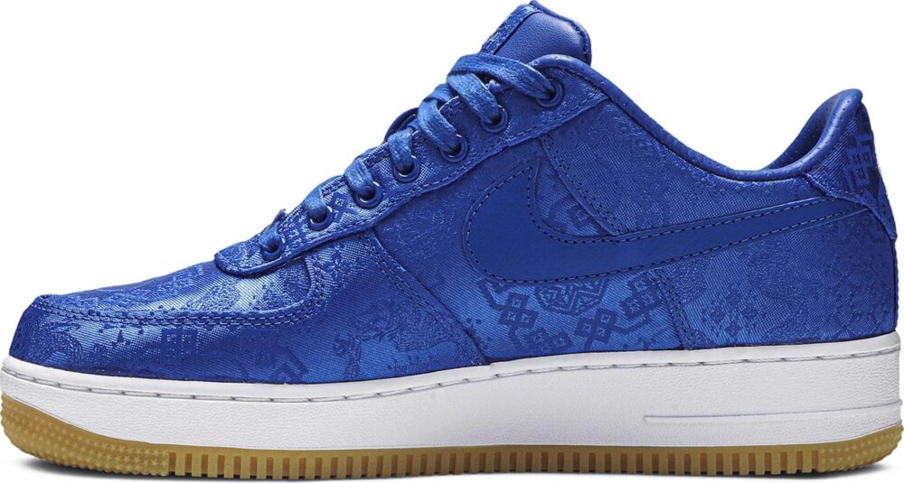 CLOT x Nike Air Force 1 PRM Royal Silk