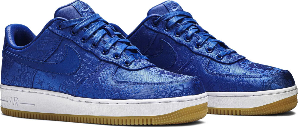 CLOT x Nike Air Force 1 PRM Royal Silk