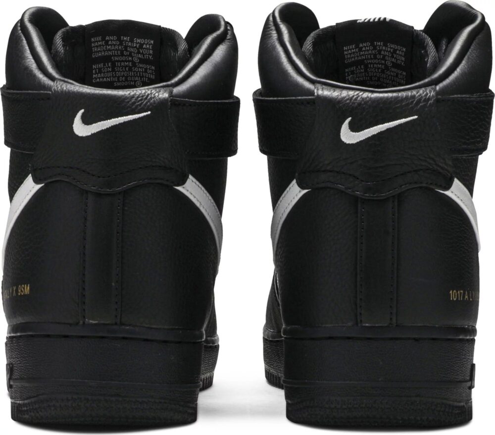 1017 ALYX 9SM x Nike Air Force 1 High Black White