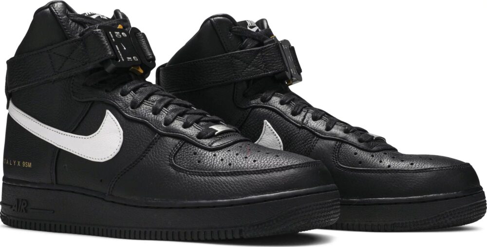 1017 ALYX 9SM x Nike Air Force 1 High Black White