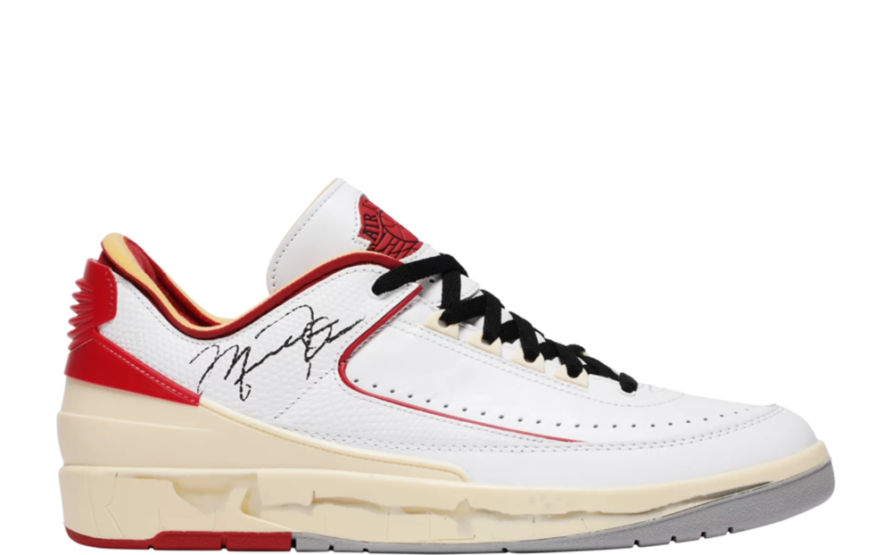 Off-White x Air Jordan 2 Retro Low SP White Varsity Red