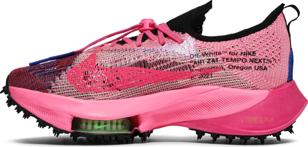 Off-White x Nike Air Zoom Tempo Next% Pink Glow