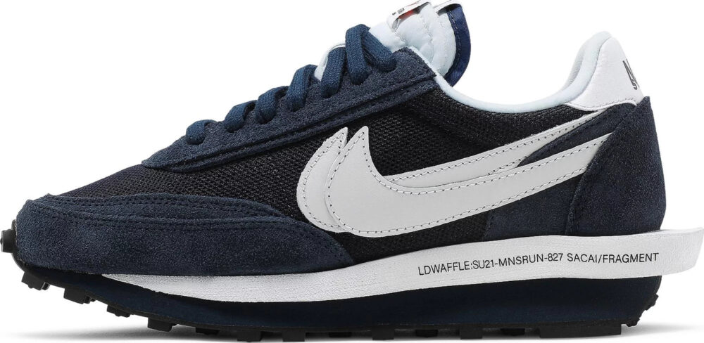 Fragment Design x sacai x Nike LDV Waffle Blackened Blue