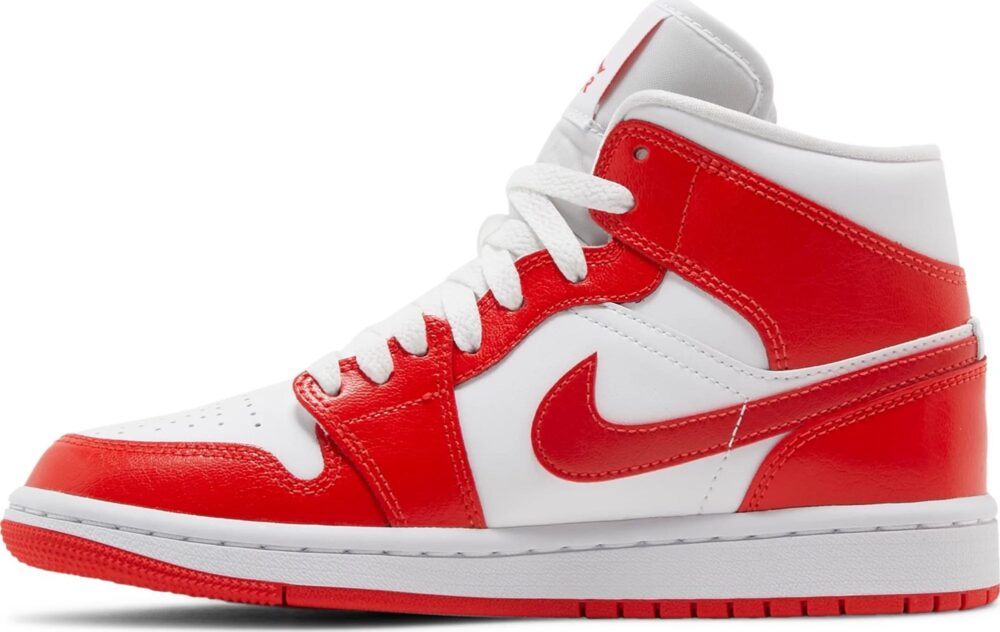 Air Jordan 1 Mid Habanero Red Wmns