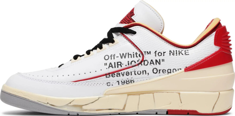 Off-White x Air Jordan 2 Retro Low SP White Varsity Red
