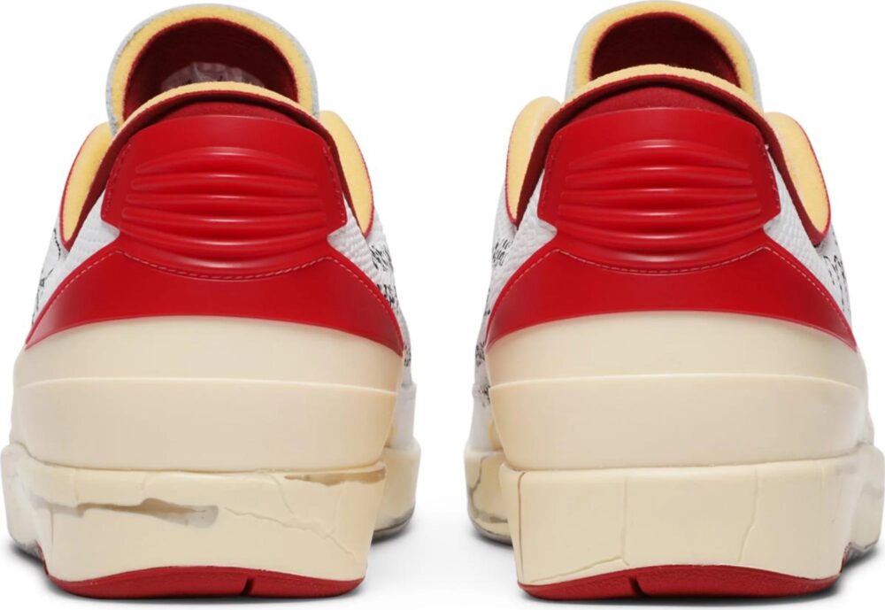 Off-White x Air Jordan 2 Retro Low SP White Varsity Red
