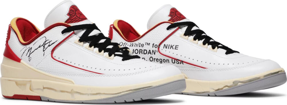 Off-White x Air Jordan 2 Retro Low SP White Varsity Red
