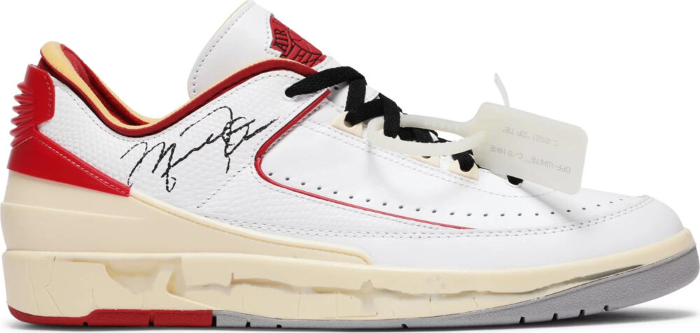 Off-White x Air Jordan 2 Retro Low SP White Varsity Red