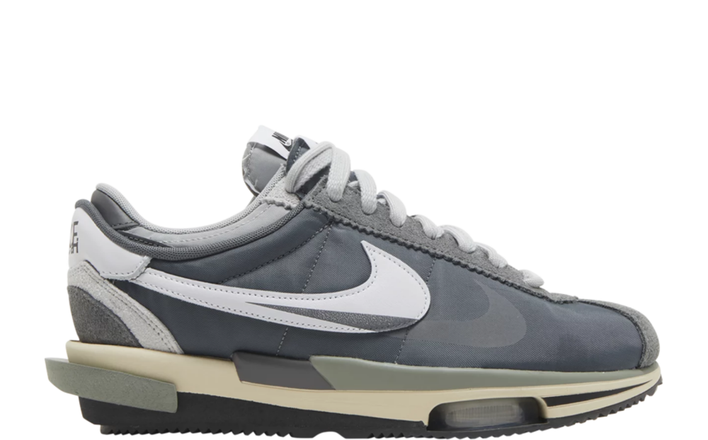 sacai x Nike Zoom Cortez SP Iron Grey