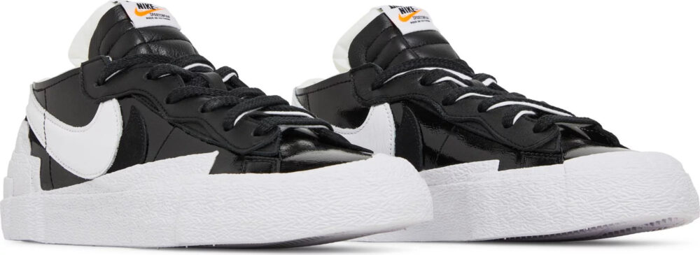 sacai x Nike Blazer Low Black Patent