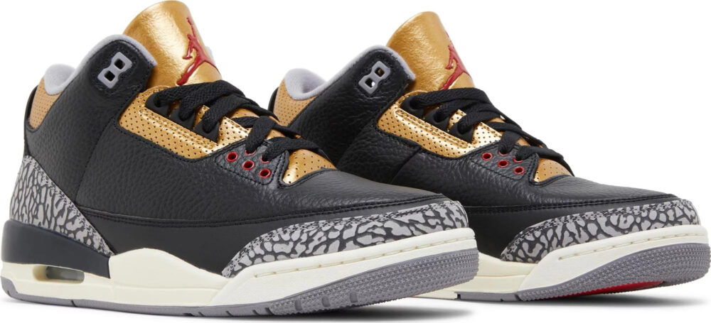 Air Jordan 3 Retro Black Gold Wmns