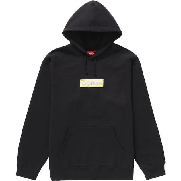 Supreme Bling Box Logo Hooded Sweatshirt Black