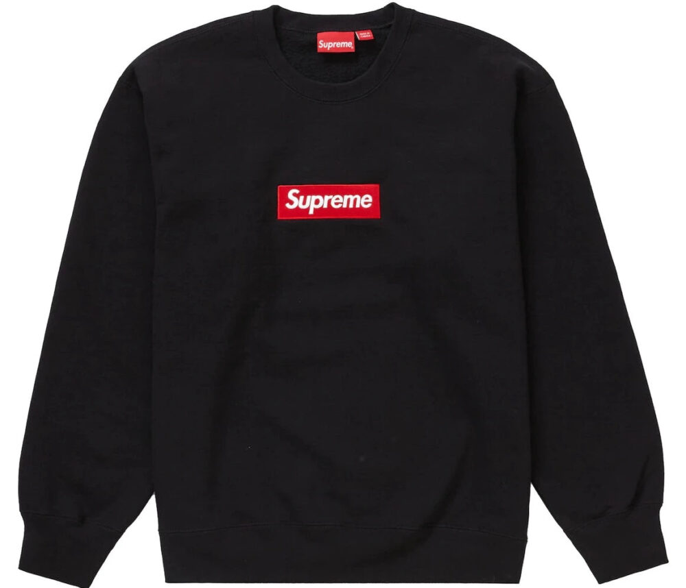 Supreme Box Logo Crewneck Black (FW22)